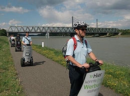 karlsruhe Alb segway cityseg rhein rheinbrücke
