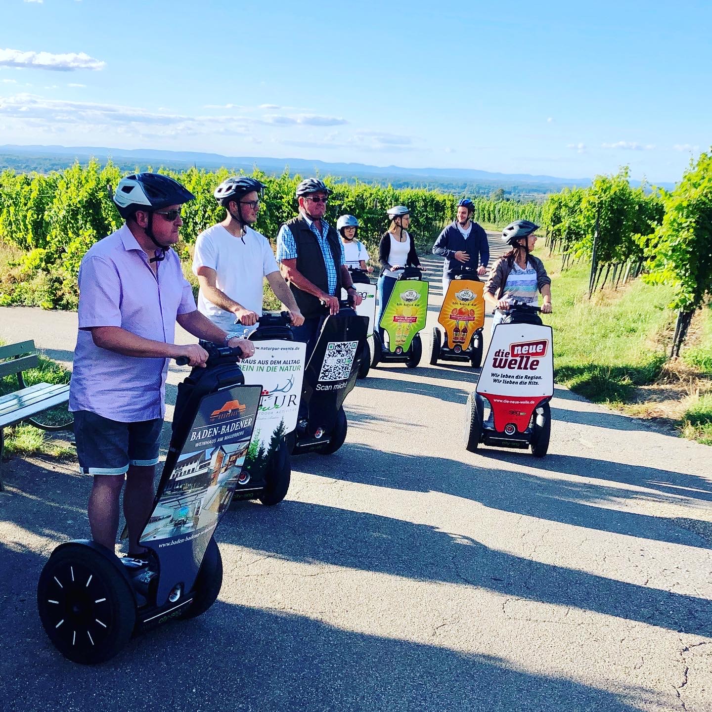 SEGWAY Reben Rebland Weinstrasse Cool CitySeg Baden-Baden Touren Events Stadt Team Privat Schwarzwald Tour