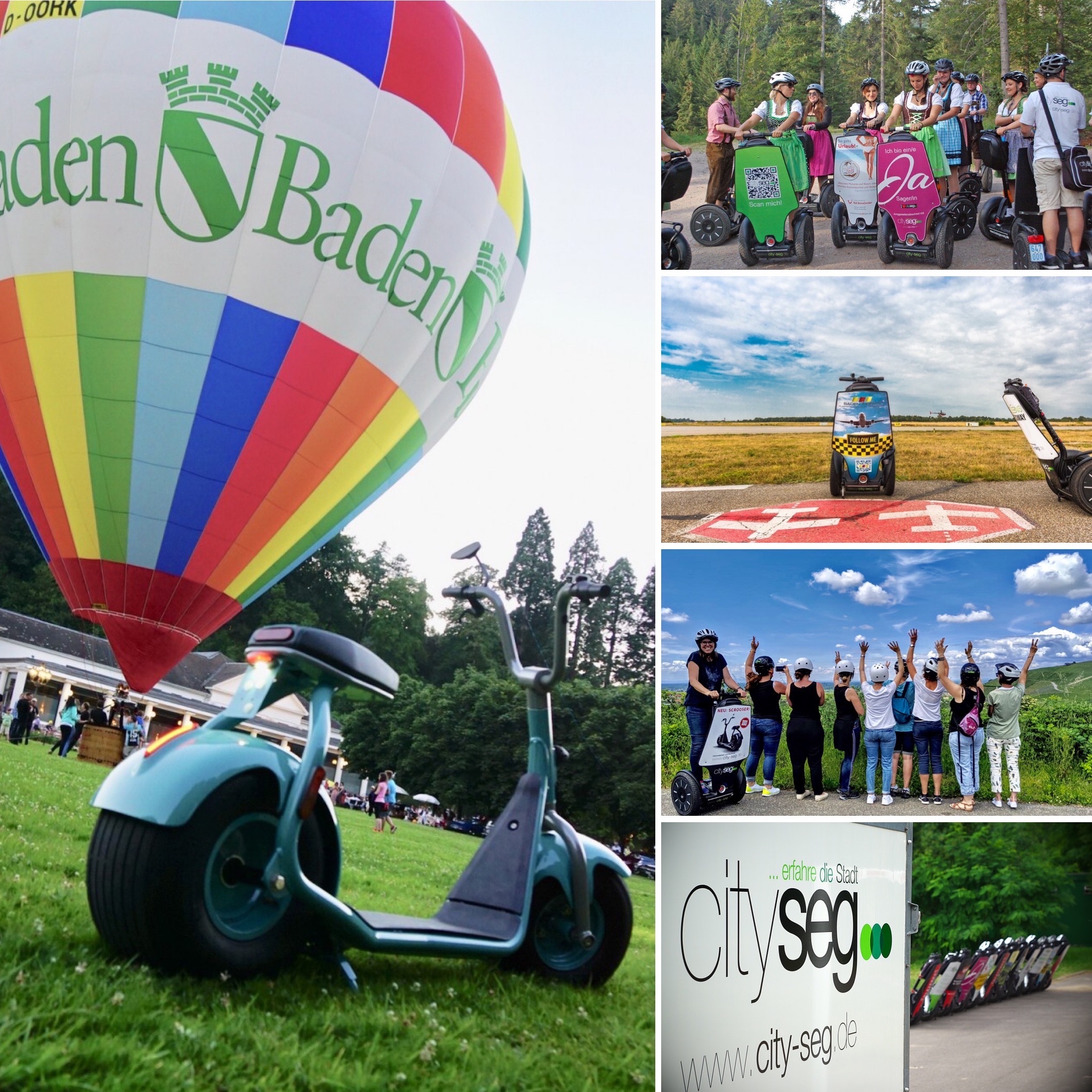 Segway Scrooser Baden Baden Schwarzwald blackforest JGVA Team Firma 